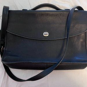 SOLD!  Coach Laptop Bag or Briefcase - Black Leather